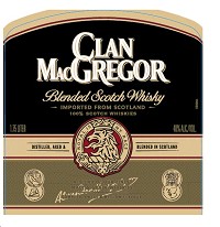 CLAN MACGREGOR SCOTCH 80@