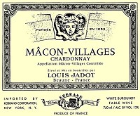 LOUIS JADOT MACON _ VILLAGES CHARD _750 ML