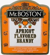 MR.BOSTON APRICOT BRANDY 375ml