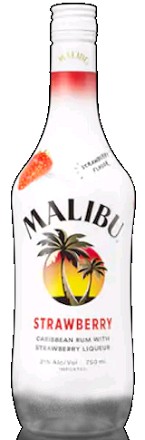 Malibu Strabrerry Rum - 750 ML